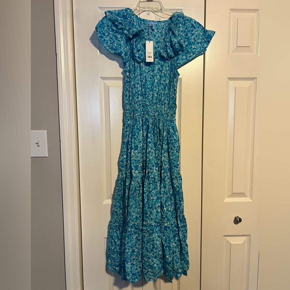Draper James Spring Floral Maxi Dress